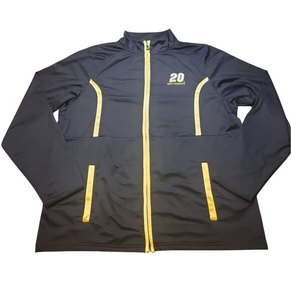 Chase Authentics NASCAR Jacket XL Matt Kenseth #20 Black Yellow – EUC - Picture 1 of 12